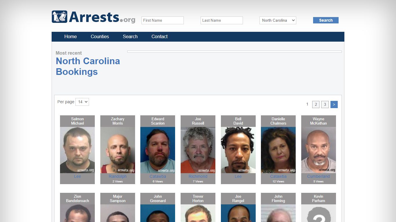 North Carolina Arrests and Inmate Search